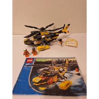 樂高 世界城市系列 救援直升機 LEGO WORLD CITY Rescue Chopper 7044 二手