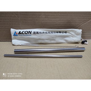 (板橋百貨區) 不鏽鋼吸管組(粗.細吸管+刷子+帆布收納袋)