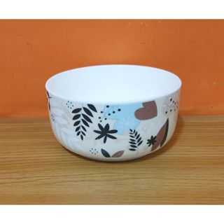 陶瓷碗二手精品 JUST HOME 花卉陶瓷碗 口徑13.5X6.7cm