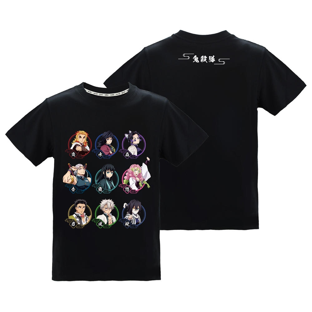 【台中動漫節新品】 鬼滅之刃 潮流全彩 T-shirt 九柱