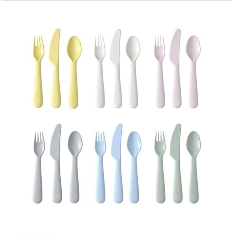 【貝比尼尼】宜家IKEA兒童湯匙／叉子／刀子 ；副食品湯匙／單支售 兒童餐具☆訂單金額需滿50元（不含運費）
