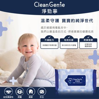 臺灣 奇哥 CleanGenie 淨勁寧 銀離子抗菌柔濕巾 20抽 銀離子 濕紙巾