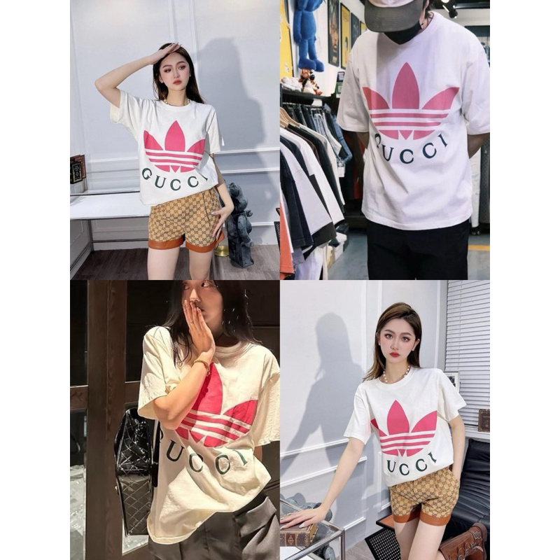 ☄️正品☄️ GUCCI 聯名 adidas 古馳 短 T