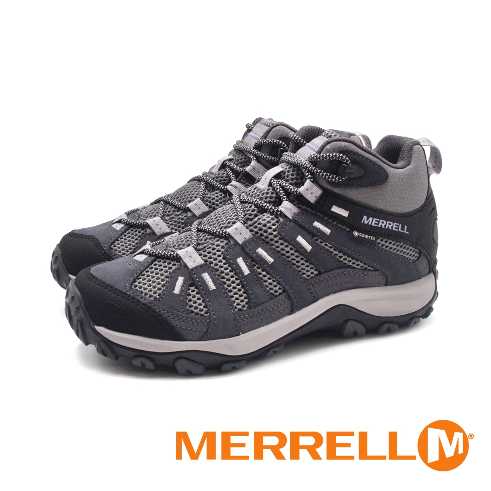 MERRELL(女)ALVERSTONE 2 MID GORE-TEX防水中筒經典越野登山鞋 女鞋-深灰