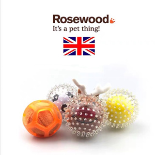 HOMIA🇬🇧英國Rosewood寵物磨牙彈力球雙層設計護齒益智互動強韌