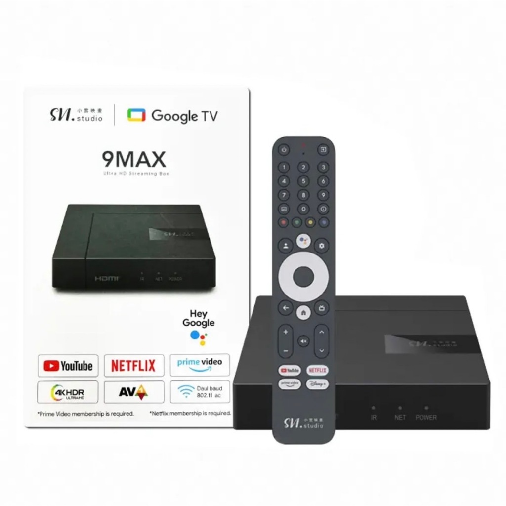 小雲9MAX/新版機型Android TV 旗艦語音電視盒/小雲9P
