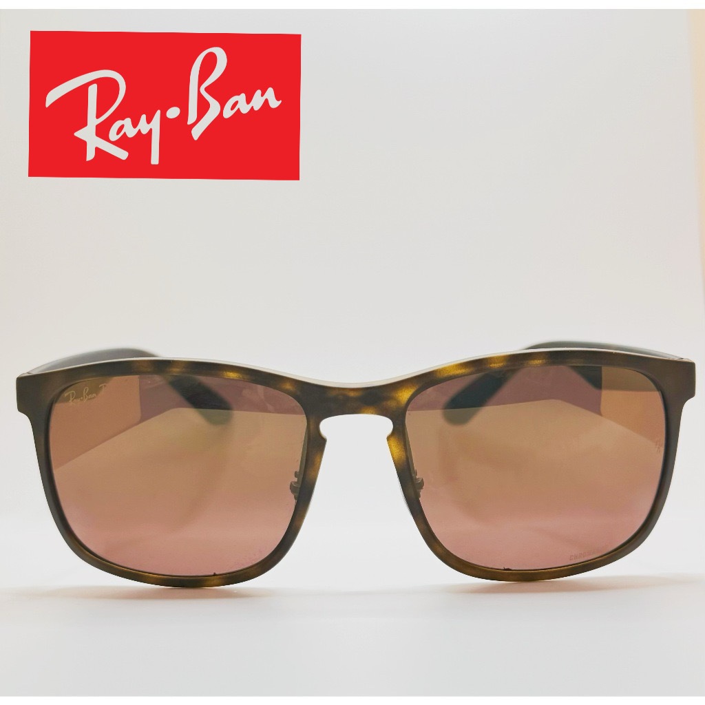 【RAY BAN】原廠公司貨 ｜方形膠框水銀偏光眼鏡 太陽眼鏡 墨鏡｜ RB4264 8946B