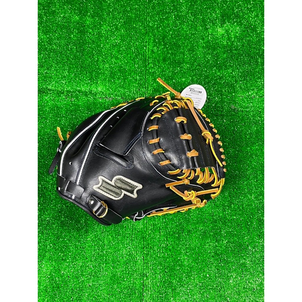 棒球世界全新SSK新款全牛皮棒球補手手套DWGM4824黑色特價