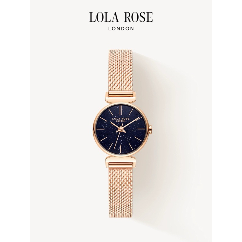 Lola rose 典雅圓型星空小金錶 母親節 送禮 禮物 女錶