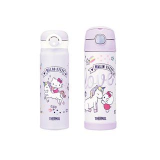 THERMOS 膳魔師 不銹鋼真空 保溫瓶 吸管二用瓶 470ml 500ML Hello Kitty獨角獸篇