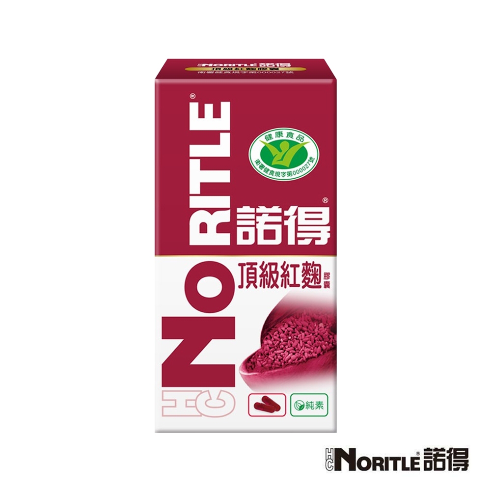 NORITLE諾得 頂級紅麴膠囊500mgx30顆【瘋狂賣客】(常A