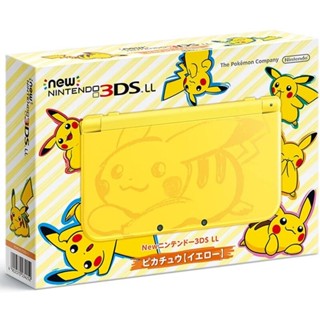 (全新現貨皮卡丘限定日規機)New 3DS LL 精靈寶可夢 太陽 月亮 皮卡丘 特仕限定主機 純日版