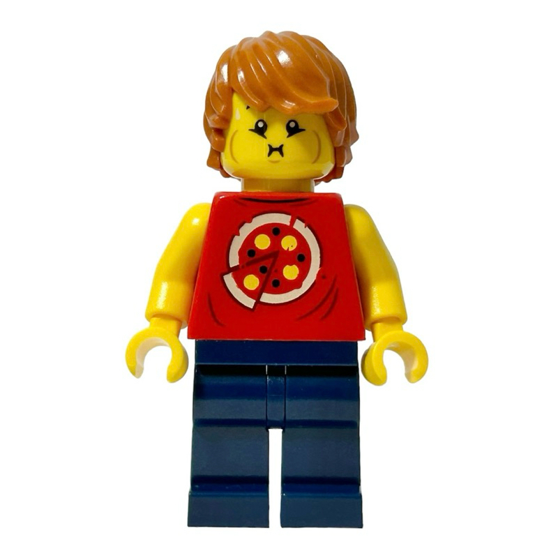 LEGO 樂高 70422 Ronny 紅色 披薩衣 嘔吐臉 單人偶 全新品 參考 蝦屋攻擊 幽靈秘境 大亨堡 熱狗