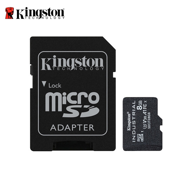 Kingston金士頓  INDUSTRIAL 8G microSDHC U3 V30 工業高耐用 記憶卡 TF卡