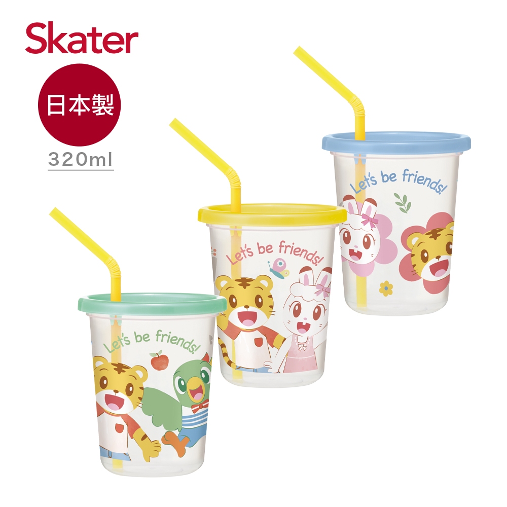 Skater 日本製3入水杯(320ml)-巧虎Friends