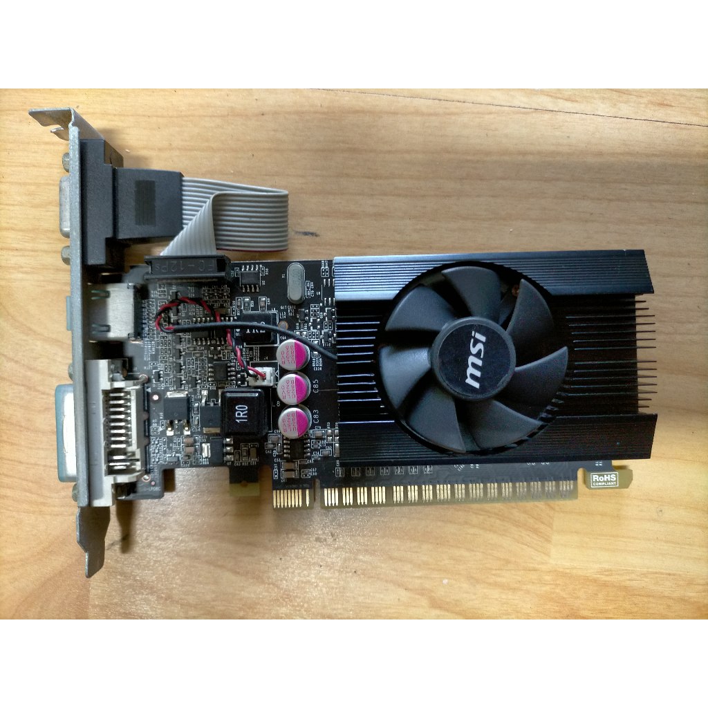 E.PCI-E顯示卡-微星N610GT-MD2GD3(MS-V809)DDR3 128bit HDMI 直購價220