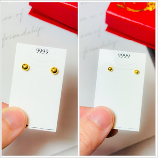 ❤️❤️❤️純金耳環9999、女生、黃金、金飾、Gold、光面