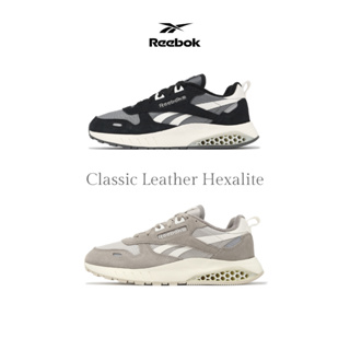 Reebok 休閒鞋 Classic Leather Hexalite 男 女 核心黑色 月光色 任選 [ACS]