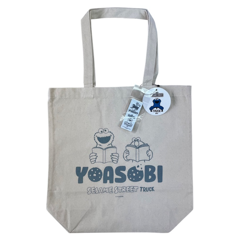 YOASOBI セサミストリート トートバッグ バッグ YOASOBI SESAME STREET TRUCK YOASOBI TOTE(トートバッグ) ナチュラル 「YOASOBI ARENA  TOUR “電光石火”」 | 雑貨・小物 | SURUGA-YA.COM