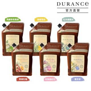 DURANCE朵昂思 精油馬賽液態皂補充包(500ml)-馬鞭草奇異果 玫瑰番紅花 檸檬薄荷 青檸石榴-公司貨