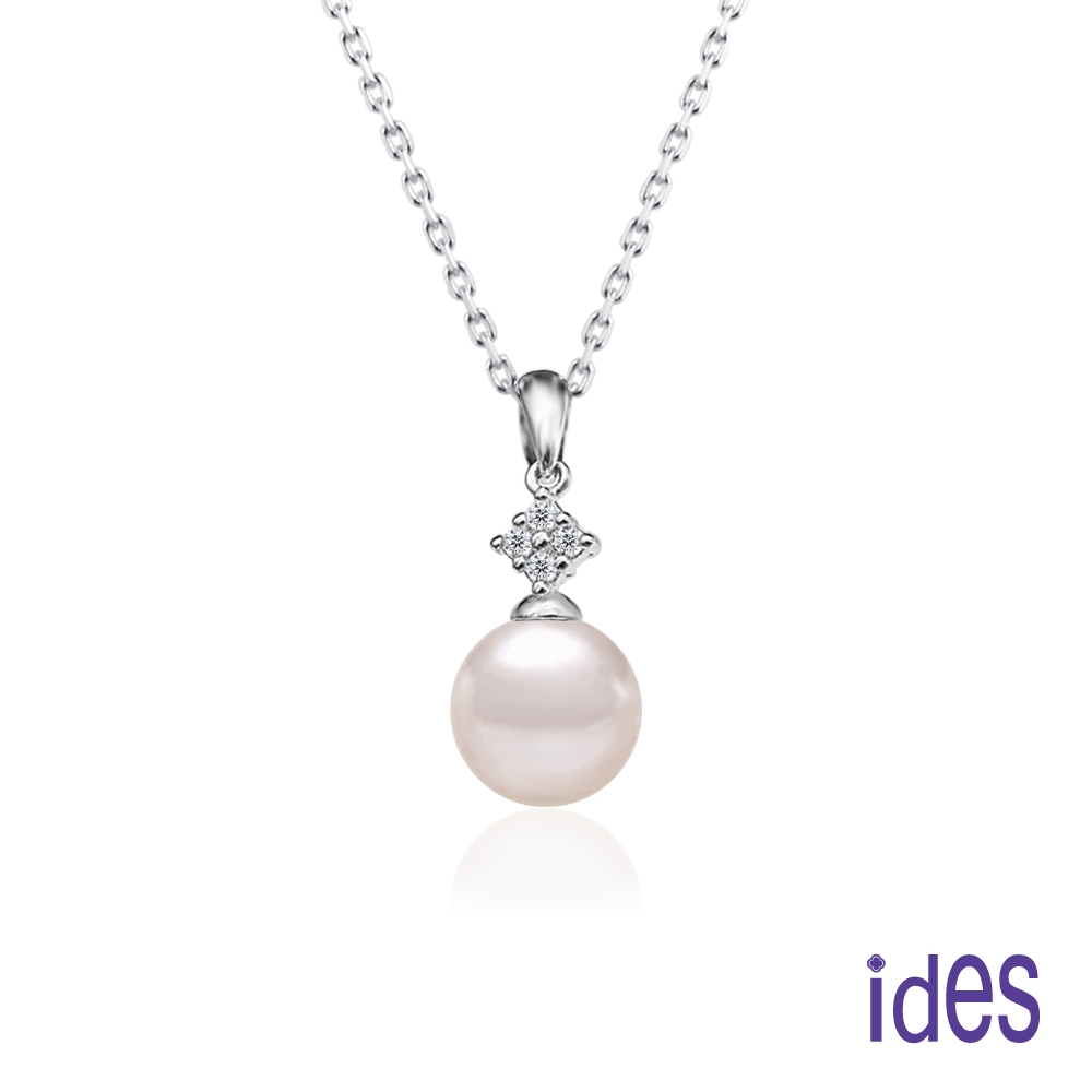 ides愛蒂思鑽石 日本設計AKOYA上乘系列正圓無瑕天然珍珠項鍊 6-6.5mm/知性