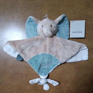 全新Nattou绒毛動物(大象)造型安撫巾玩偶