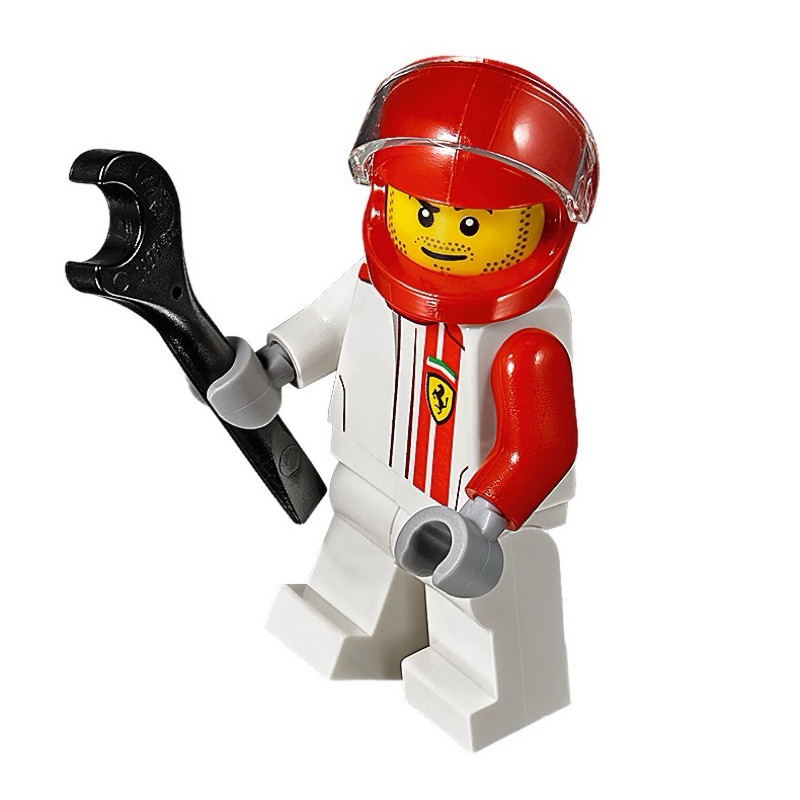 LEGO 樂高 75890 法拉利 F40 賽車手 單人偶 含板手 全新品, Ferrari