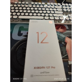 小米 Xiaomi 12t pro 6.67吋 高通8gen1 CPU 120W快充 12+256g 黑色（只剩配件）