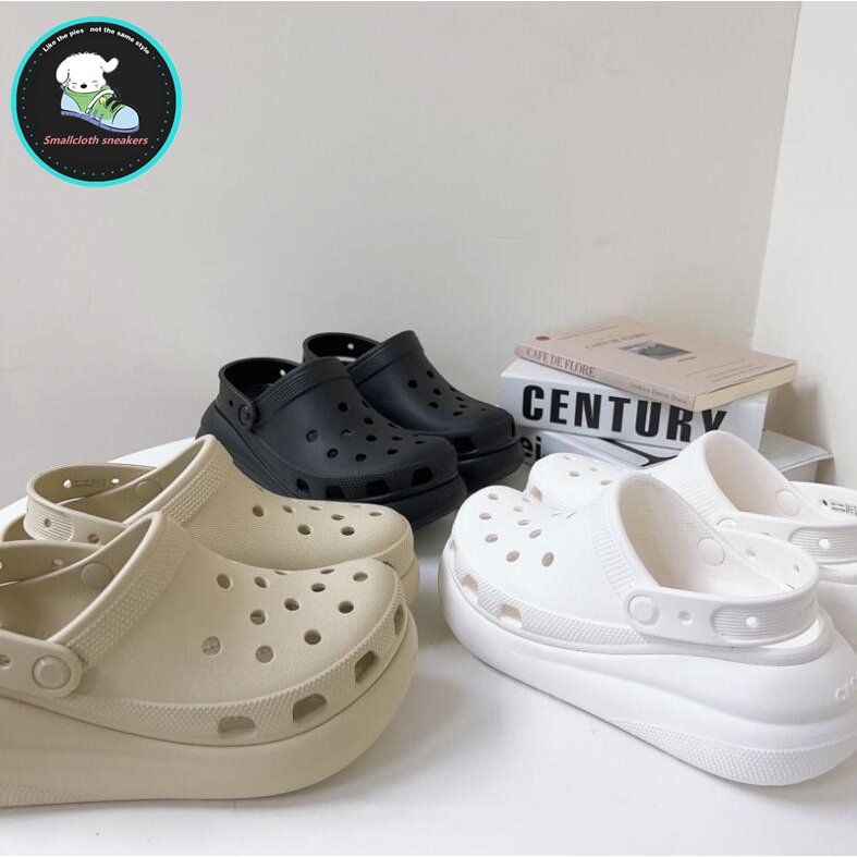 🇯🇵日本連線購入 crocs classic crush clog 洞洞鞋 泡芙 穆勒鞋 增高 厚底 防水207521