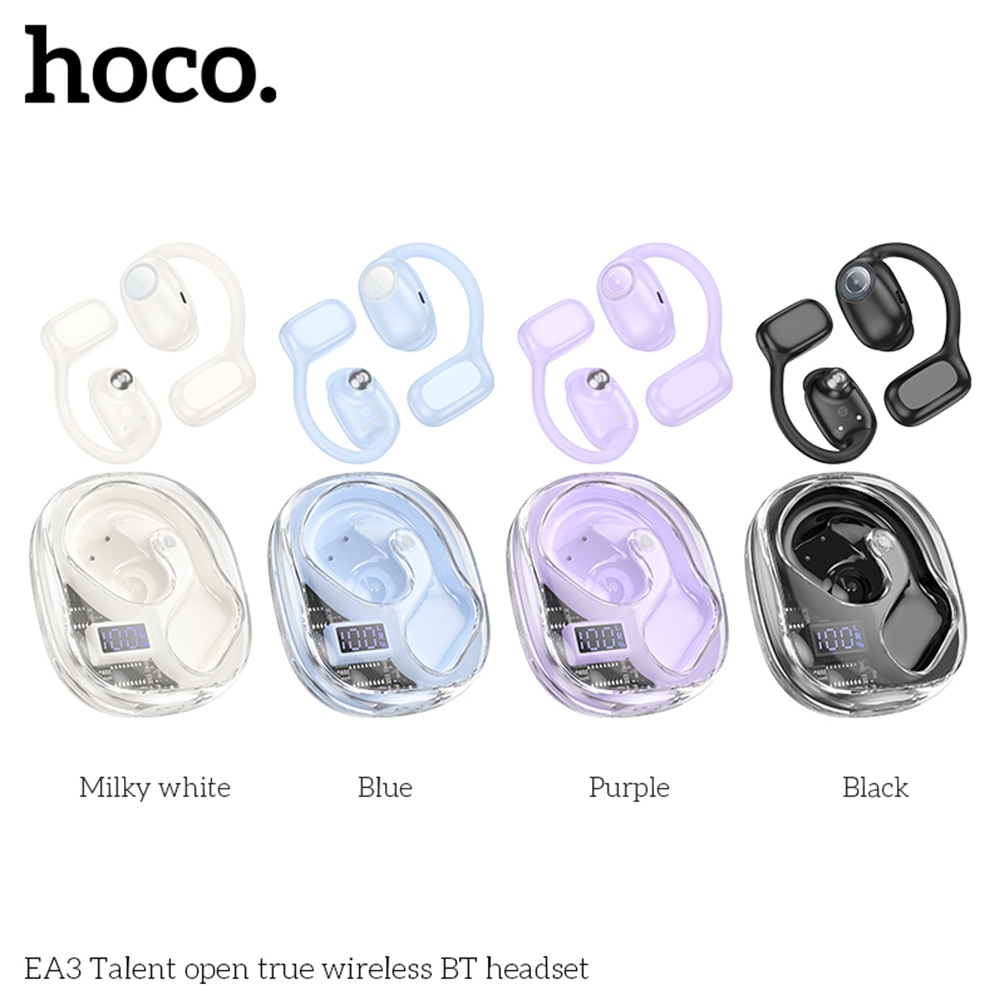 hoco.浩酷 EA3 藝韻開放式真無線藍牙耳機 藍牙耳機 無線耳機 開放式耳機