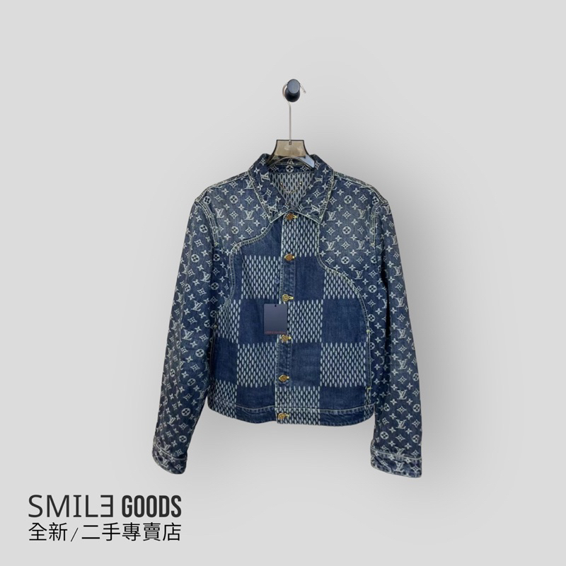 [SMILE] Louis Vuitton LV x Nigo聯名藍色老花牛仔外套