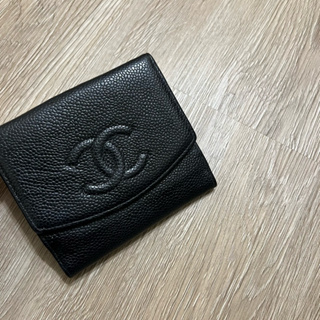 瑞奇二手精品 Chanel 魚子醬 短夾 美品