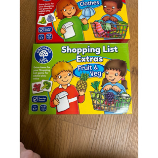 英國orchard toys 購物清單桌游shopping list Fruit&Veg水果和蔬菜補充包兒童拼圖玩具