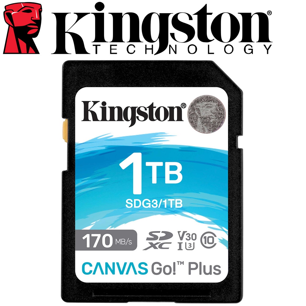 【現貨】Kingston 金士頓 1T SDXC SD UHS-I (U3)(V30) 記憶卡(SDG3/1TB)