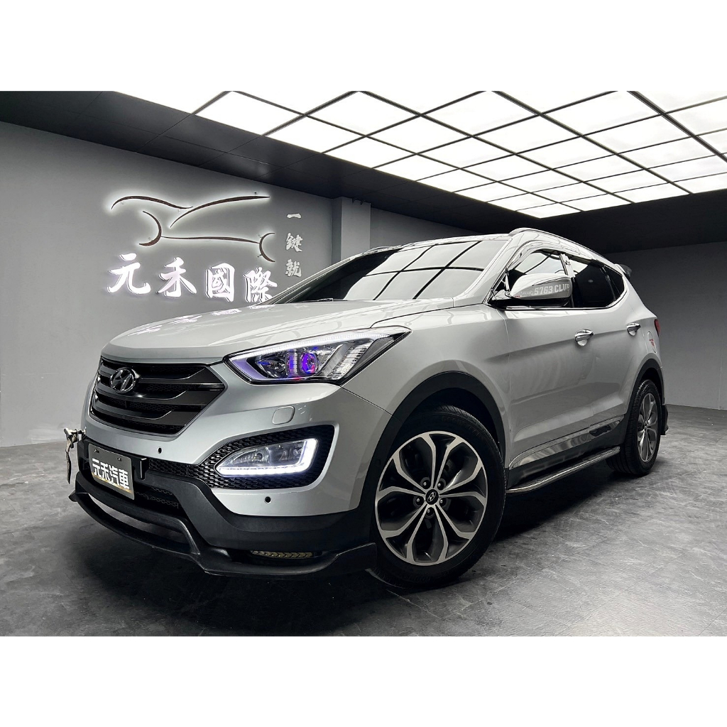 中古車 二手車【元禾阿龍店長】2017 Hyundai Santa Fe 柴油四驅 全景天窗/電尾門❗️認證車無泡水事故