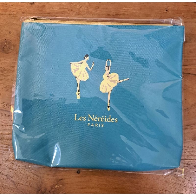 🙂現貨全新～Les Nereides法國品牌芭蕾舞者手拿包 收納袋 化妝包 資生堂聯名 喜歡可議價【＊星願＊小舖】