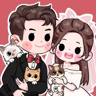 ☆米克喵☆客製Q版手繪頭像星蝶公主 結婚生日禮物 手繪頭像 小熊訂製卡通風 全家福情侶寵物漫畫人物 真人照片手繪畫像設計