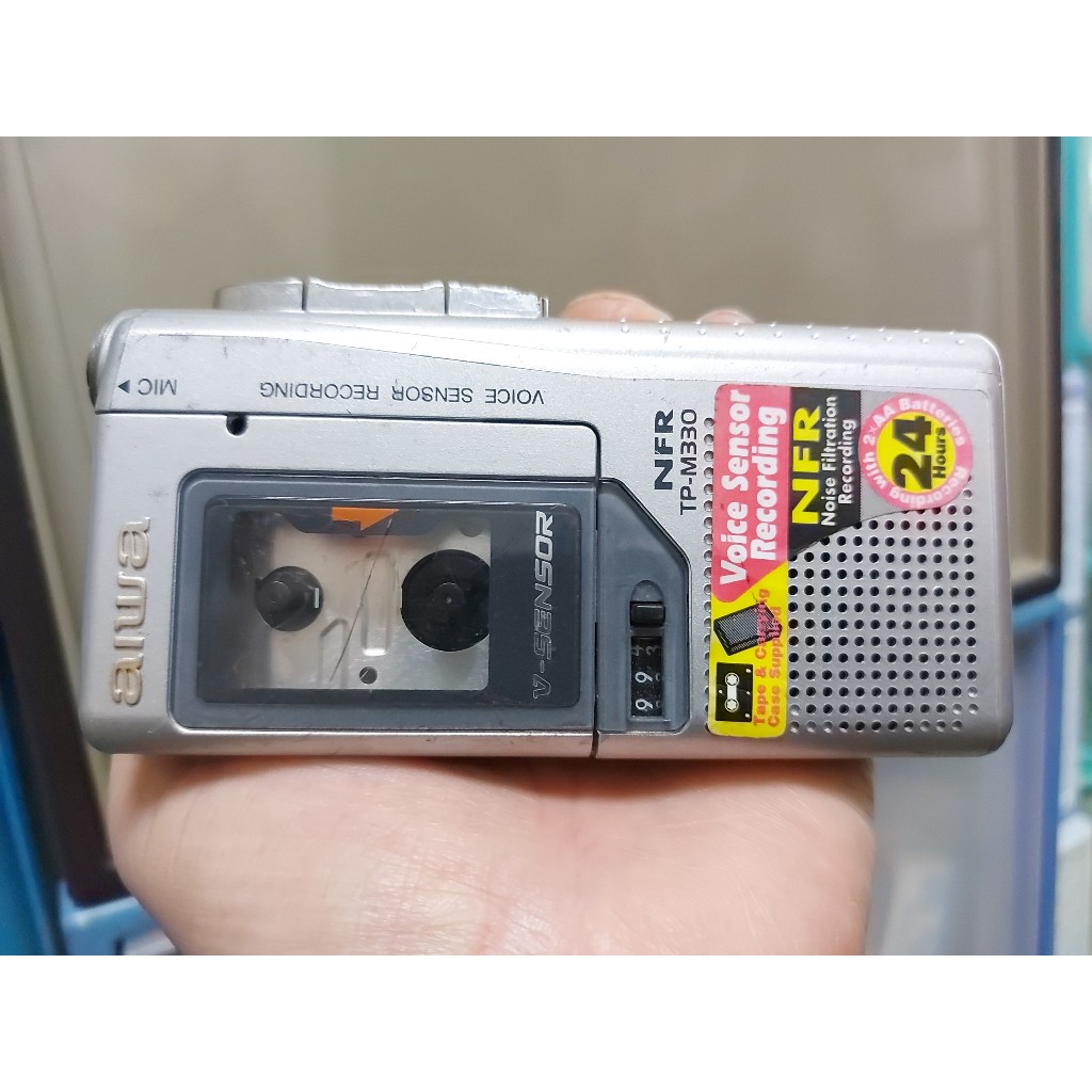 功能正常 AIWA TP-M330 錄音筆 迷你卡帶錄放音機 卡帶錄放音機 卡式錄放  音機 k2