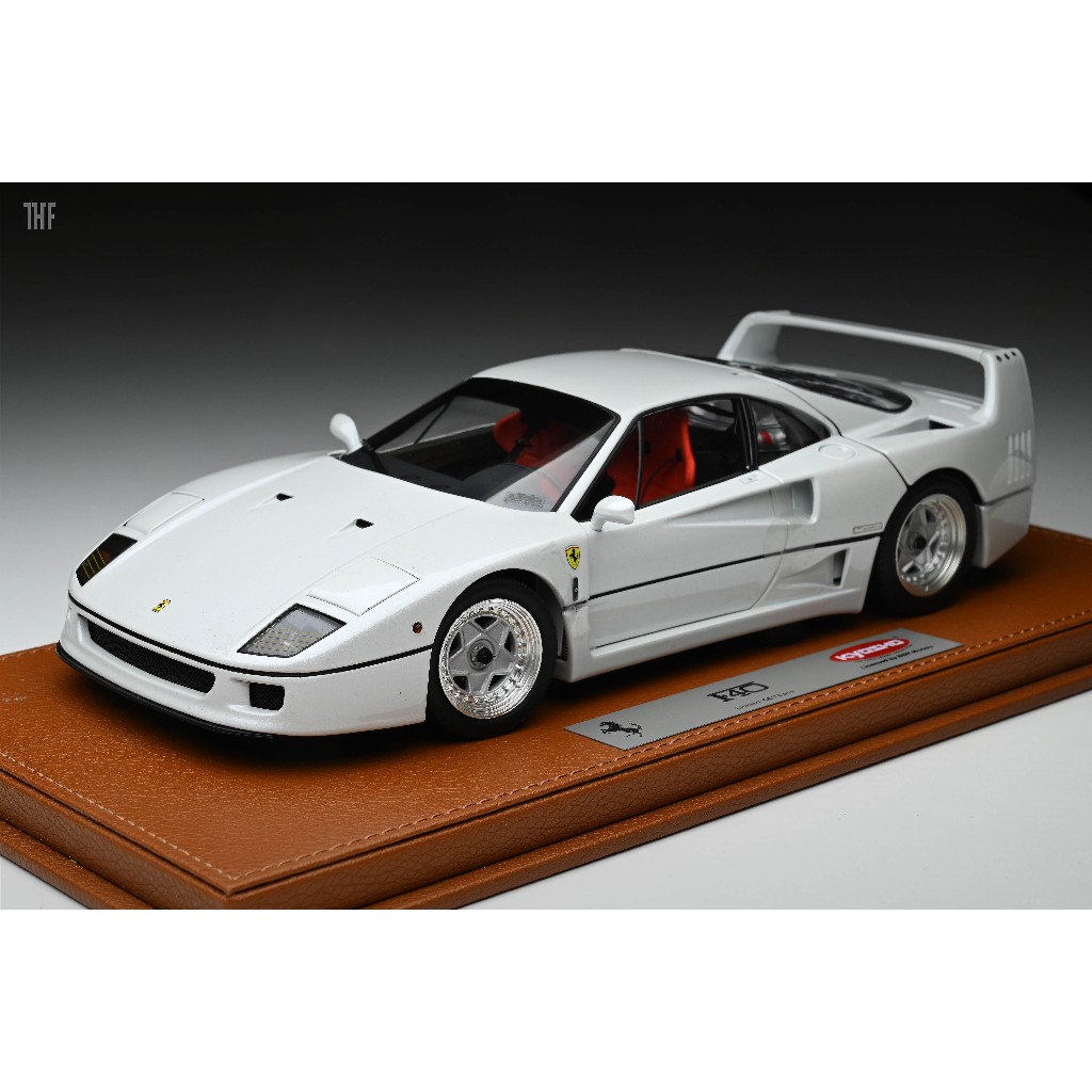 Ferrari F40 精裝版 金屬白色 限定53/78台 1/18 BBR/KYOSHO