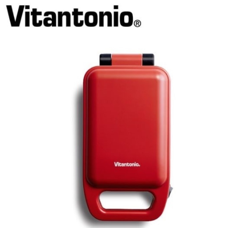 日本 Vitantonio 厚燒熱壓三明治機(番茄紅) VHS-10B