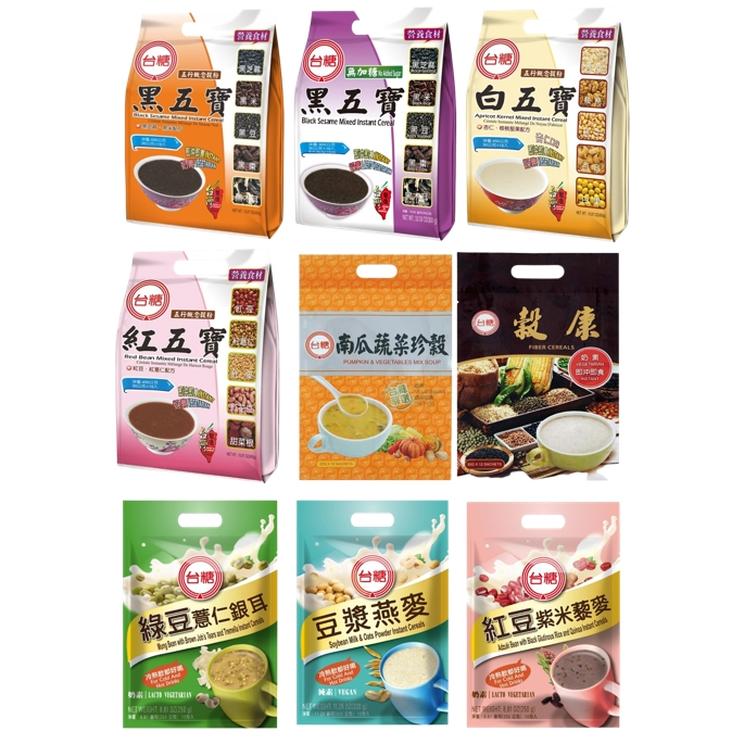 《番薯先生》台糖 黑五寶 白五寶 紅五寶 紅豆紫米藜麥 綠豆薏仁銀耳 豆漿燕麥 南瓜蔬菜珍穀 穀康 沖調飲品