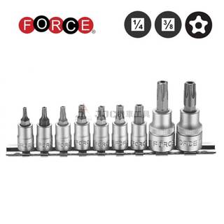 JJC機車工具 2分+3分 五角星型 9件組 GOGORO 1/4 3/8 五星 套筒組 9PC 五角 梅花 星形 中空