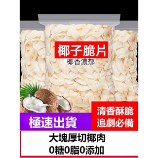 【限極速出貨】泰國椰子片 500g 海南特產風味椰子片 椰子脆片 椰子片1公斤香烤椰片塊果乾果脯蜜餞零食大禮包組合