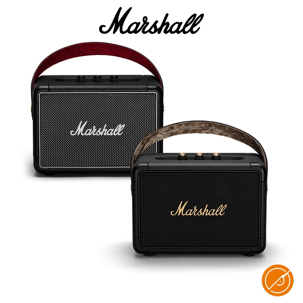 【Marshall】馬歇爾 Kilburn II 攜帶式藍牙喇叭 - 經典黑/古銅黑
