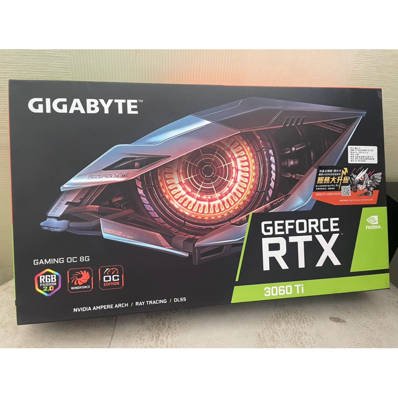 GIGABYTES GEFORCE  RTX  3060TI GAMING  8GB
