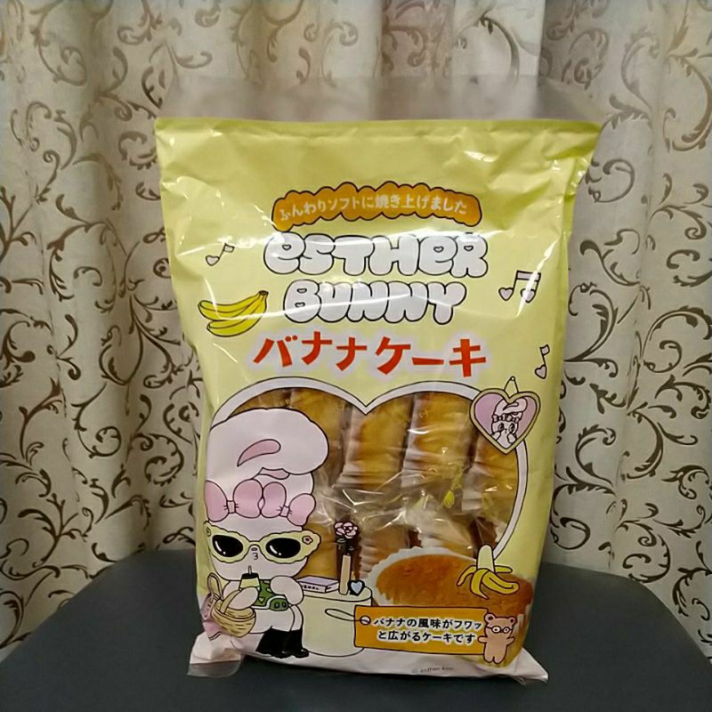 日本 幸堂艾絲樂小兔 香蕉蛋糕 185公克(18.5公克X10份) 有效2024.06.21 即期特價
