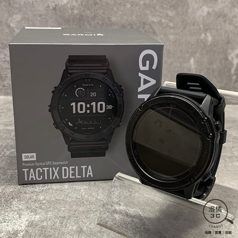 『澄橘』GARMIN TACTIX DELTA SOLAR 黑《歡迎折抵》A68190