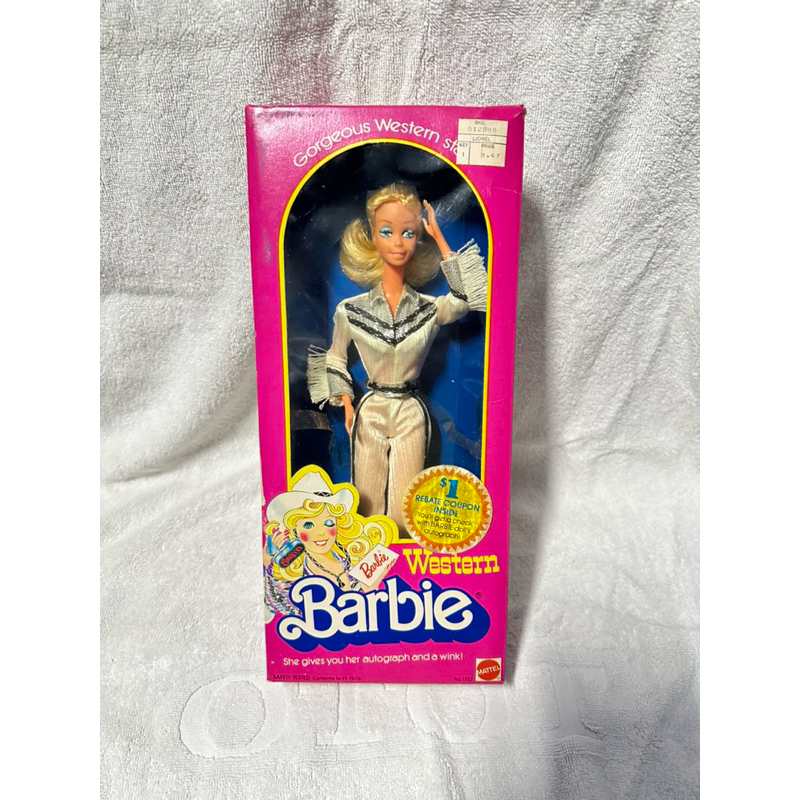 1980 Western Barbie 古董收藏芭比 芭比 芭比娃娃 牛仔芭比