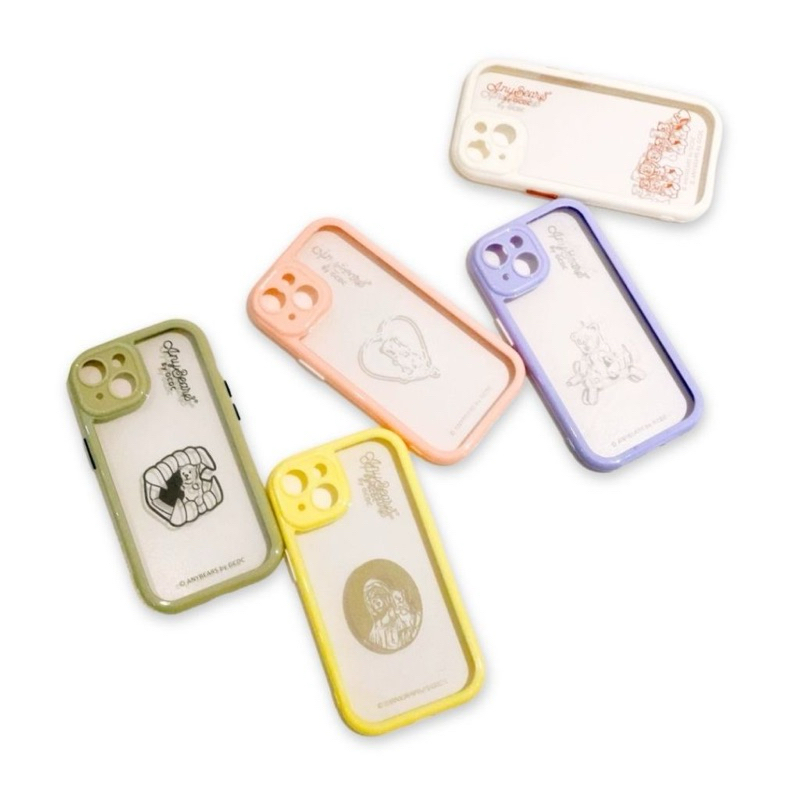 全新未拆封 -Apple iPhone 14/14 PRO Anybears Transparent Logo 保護套