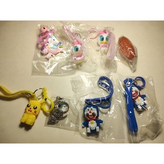 全新未拆 現貨 小叮噹 皮卡丘 hello kitty 月亮鑰匙圈